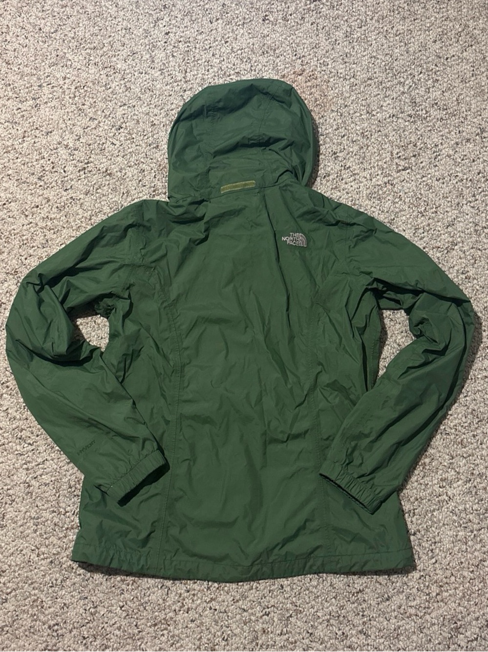 The North Face Women's Dark Green Hooded Ski Jacket - Picture 3 of 8